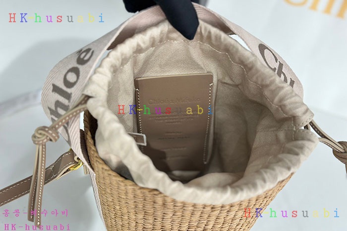 ★미러급★끌로에 천연 섬유 WOODY  바스켓 5360010-4